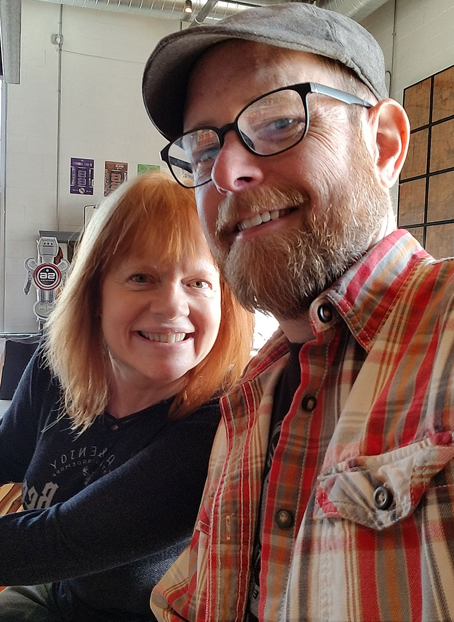 Becky and Randy at 56 Brewing in Minneapolis